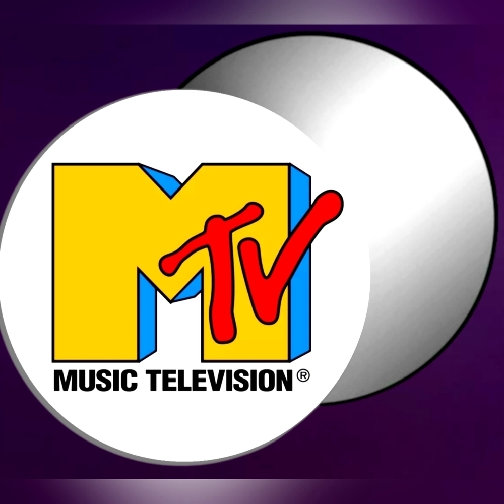 MTV Logo Makeup Mirror 80s Accessories